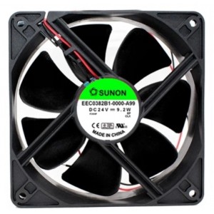 SUNON EEC0382B2-0000-A99 24V 5.4W 2wires Cooling Fan 