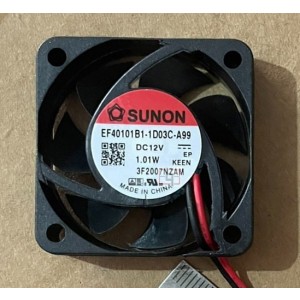 SUNON EF40101B1-1D03C-A99 12V  1.01W 2wires Cooling Fan
