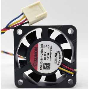 SUNON EF40101B1-1Q08C-S99 12V  1.01W 4wires Cooling Fan