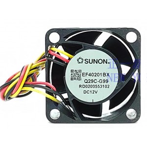 SUNON EF40201BX-Q29C-G99 12V 3wires Cooling Fan