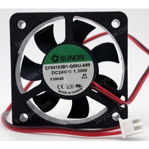 SUNON EF50102B1-Q00U-A99 24V 1.30W 2wires Cooling Fan