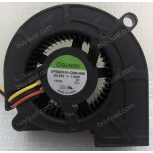 SUNON EF50201S1-C000-G99 12V 1.02W 3wires Cooling Fan -  New