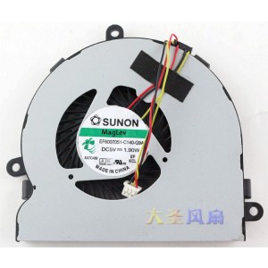 SUNON EF60070S1-C140-G9A 5V 1.90W 3wires Cooling Fan