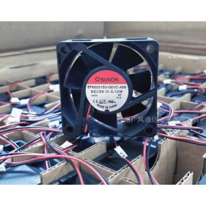 SUNON EF60251S3-Q01C-A99 12V 0.72W 2wires Cooling Fan