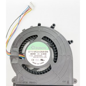 SUNON EF70150SX-C030-S99 5V 4.50W 4wires Cooling Fan