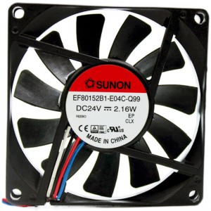 SUNON EF80152B1-E04C-Q99 24V 2.16W 4wires Cooling Fan 