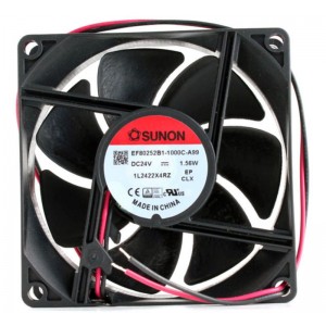 SUNON EF80252B1-1000C-A99 24V 1.56W 2wires Cooling Fan