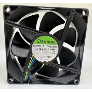 SUNON EF92251S1-Q050-S9A 12V 3.96W 4wires Cooling Fan