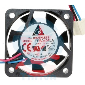 DELTA EFB0405LA EFB0405LA-R00 5V 0.10A 2wires 3wires Cooling Fan