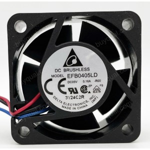 DELTA EFB0405LD EFB0405LD-F00 EFB0405LD-R00 5V 0.16A 2wires 3wires Cooling Fan - New