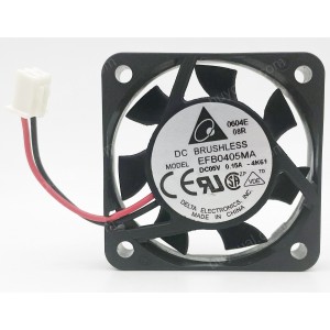 DELTA EFB0405MA 5V 0.15A  2wires Cooling Fan