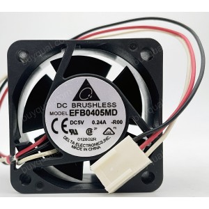 DELTA EFB0405MD 5V 0.24A 2wires 3wires Cooling Fan