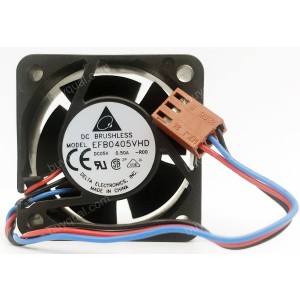 DELTA EFB0405VHD EFB0405VHD-R00 EFB0405VHD-F00 5V 0.5A 3wires Cooling Fan