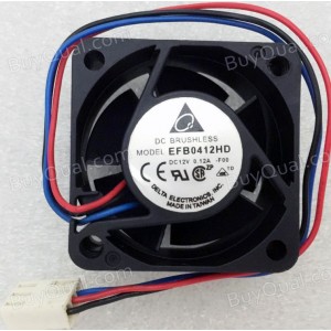 DELTA EFB0412HD -F00 -R00 12V 0.12A 2wires 3wires 4wires Cooling Fan - Picture need