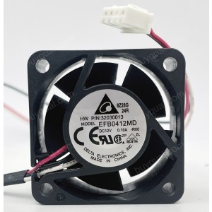 DELTA EFB0412MD EFB0412MD-R00 12V 0.1A 2wire 3wires Cooling Fan