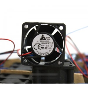 DELTA EFB0412VHD -R00 -F00 12V 0.18A 2wires 3wires Cooling Fan