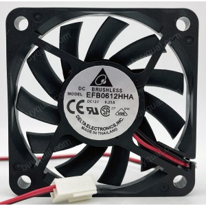 DELTA EFB0612HHA 12V 0.25A 2wires 3wires 4wires Cooling Fan