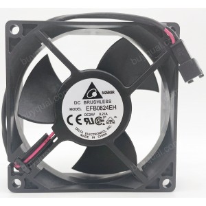 DELTA EFB0824EH 24V 0.21A 2wires Cooling Fan - New