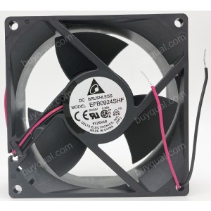 DELTA EFB0924SHF 24V 0.38A 2wires Cooling Fan - New