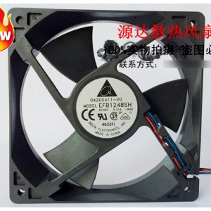 DELTA EFB1248SH-R00 48V 0.21A 3wires cooling fan