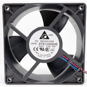 DELTA EFB1248SHE EFB1248SHE-R00 EFB1248SHE-F00 48V 0.30A 3wires cooling fan