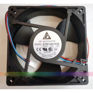 DELTA EFB1348VHE -BF00 24V 0.54A 3wires Cooling Fan