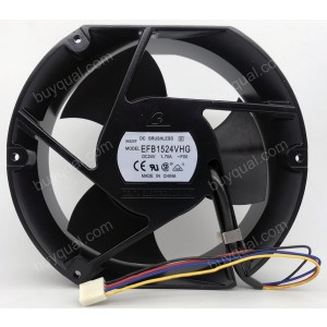 DELTA EFB1524VHG 24V 1.7A 3wires 4wires Cooling Fan - Picture need