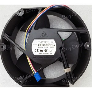 DELTA EFB1548HG -F00 -SX00 -6M50 48V 0.53A 3wires 4wires Cooling Fan