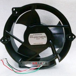 DELTA EFB1724EHG 24V 1.7A 41W 4wires Cooling Fan - Picture need