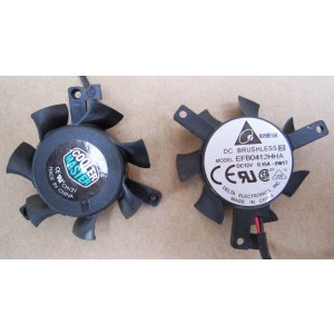 DELTA EFB412HHA 12V 0.15A 2wires Cooling Fan