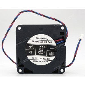 DWPH EFC-04A05L 5V 0.12A 3wires Cooling Fan