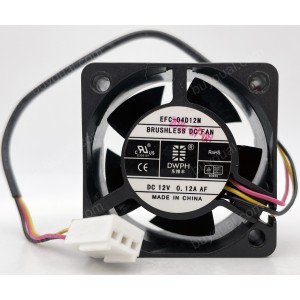 DWPH EFC-04D12M 12V 0.12A 2wires 3wires Cooling Fan - Picture need