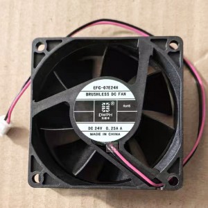 DWPH EFC-07E24H 24V 0.25A 2wires Cooling Fan