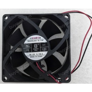 DWPH EFC-08E12M 12V 0.15A 2wires cooling fan