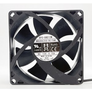 DWPH EFC-08E12W EFC-08E12W-GP01 12V 0.7A 4.44W 4wires Cooling Fan