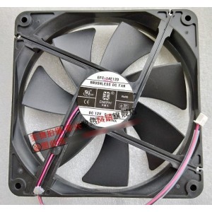 DWPH EFC-14E12D 12V 0.80A 2wires Cooling Fan