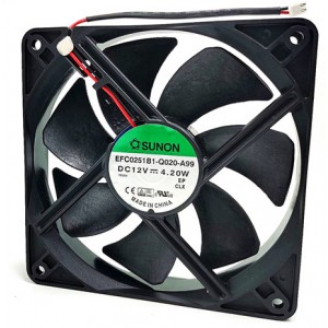 SUNON EFC0251B1-Q020-A99 12V 4.20W 2 wires Cooling Fan