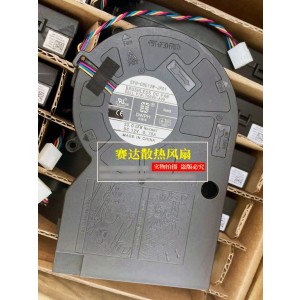 DWPH EFH-08E12W-JP01 12V 0.70A 4wires Cooling Fan