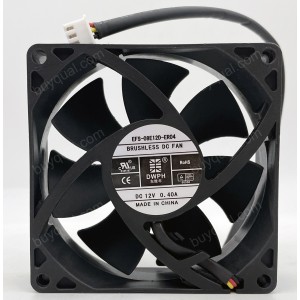 DWPH EFS-08E12D EFS-08E12D-ER04 EFS-08E12D-ER05 12V 0.40A 3wires Cooling Fan