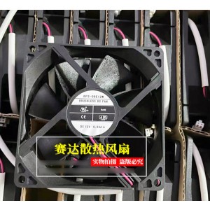 DWPH EFS-09E12W 12V 0.68A 2wires Cooling Fan