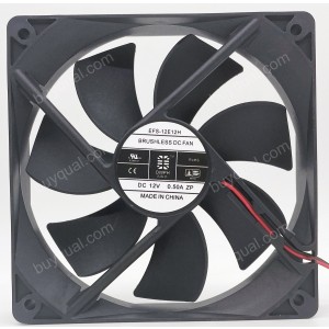 DWPH EFS-12E12H 12V 0.50A 2wires Cooling Fan