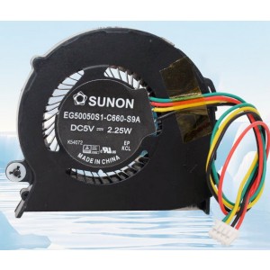 SUNON EG50050S1-C660-S9A 5V 2.25W 4wires Cooling Fan
