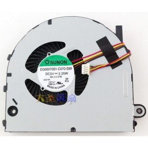 SUNON EG60070S1-C070-S99 5V 2.25W 4wires Cooling Fan