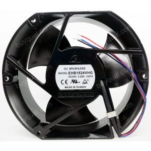 DELTA EHB1524VHG 24V 2.25A 3wires Cooling Fan