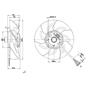 Ebmpapst A4D200-AK16-05 400V 0.07/0.06A 23/21W Cooling Fan