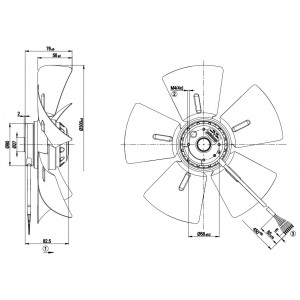 Ebmpapst A4D300-AA02-02 230-400V 0.36-0.22A 85-110W Cooling Fan
