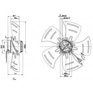 Ebmpapst A4D400-AP12-23 230-400V 0.76-0.39A 135-185W Cooling Fan
