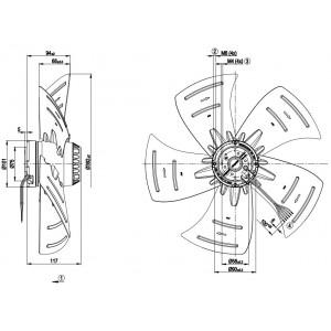 Ebmpapst A4D400-AP12-25 230-460V 0.76-0.5A 135-235W Cooling Fan
