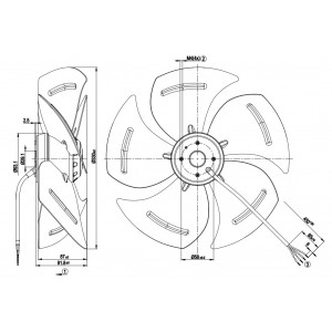 Ebmpapst A4E330-AP18-18 230V 0.57/0.61A 120/140W Cooling Fan