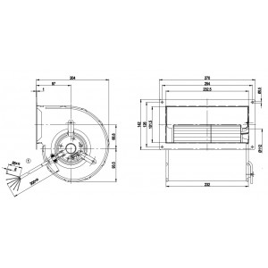 Ebmpapst D2D133-DB32-31 400V 0.21A 135W Cooling Fan